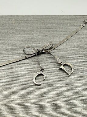 Dior CD silver Tone Bow Bracelet